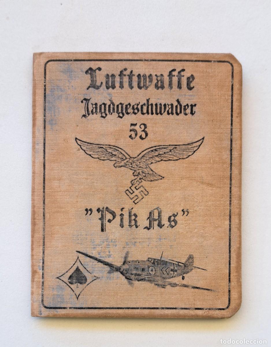 Militaria: ANTIGUO Y PRECIOSO PASAPORTE DOCUMENTO SOLDADO ALEMAN - NO AUTENTIFICADO - AS DE PICAS - AUSWIES DE