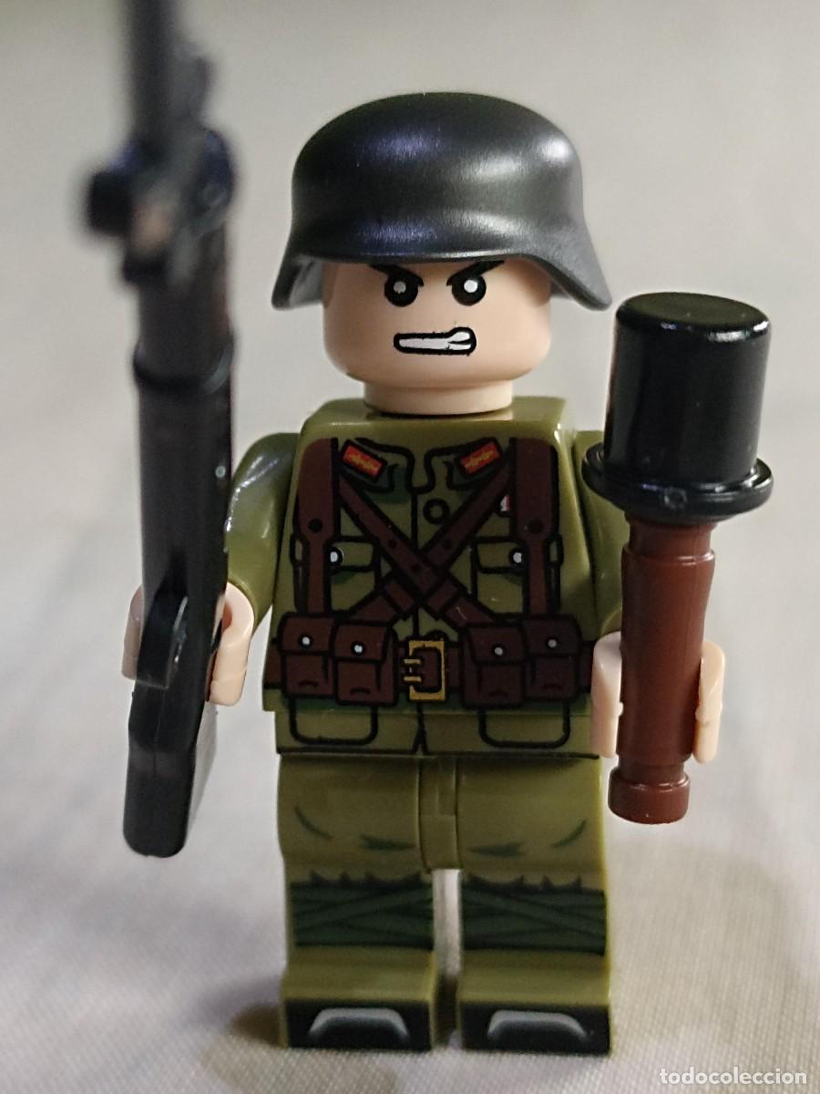 Militaria: Figura soldado alem&aacute;n caqui (III Reich Hitler- Nazi- Alemania) WWII