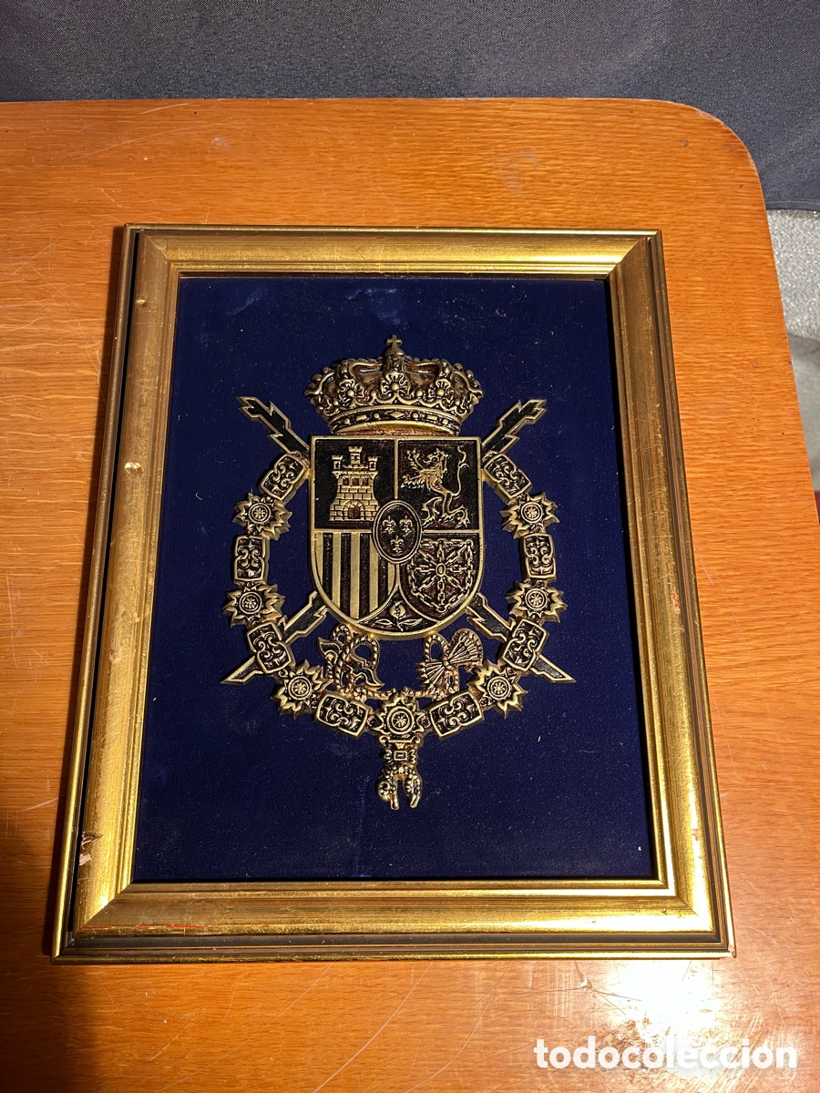 Militaria: METOPA ESCUDO ESPA&Ntilde;A MILITAR