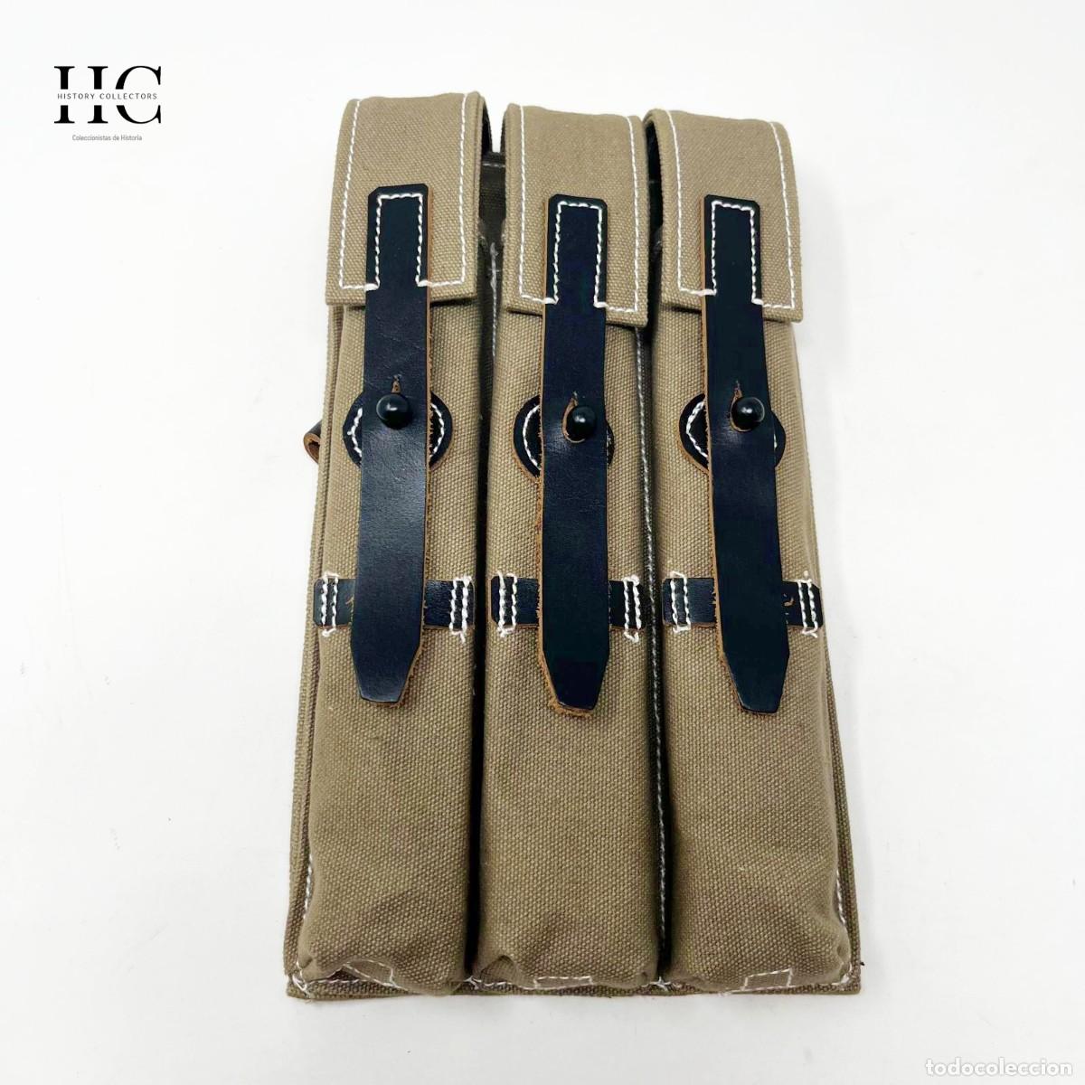 Militaria: Portacargador MP40 con 2 cargadores DENIX &ndash; reproducci&oacute;n WWII