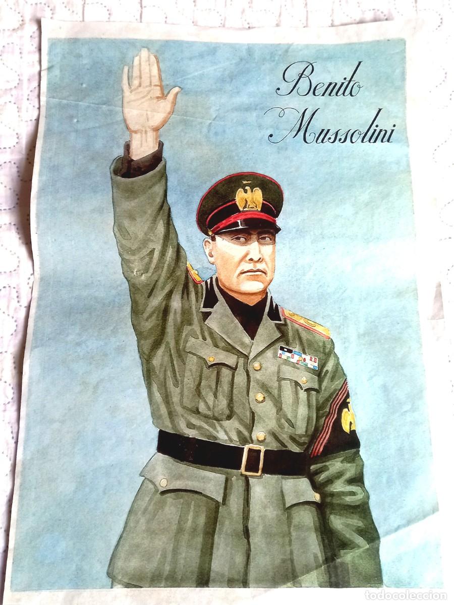 Military Antiques: PP&oacute;ster de Benito Mussolini