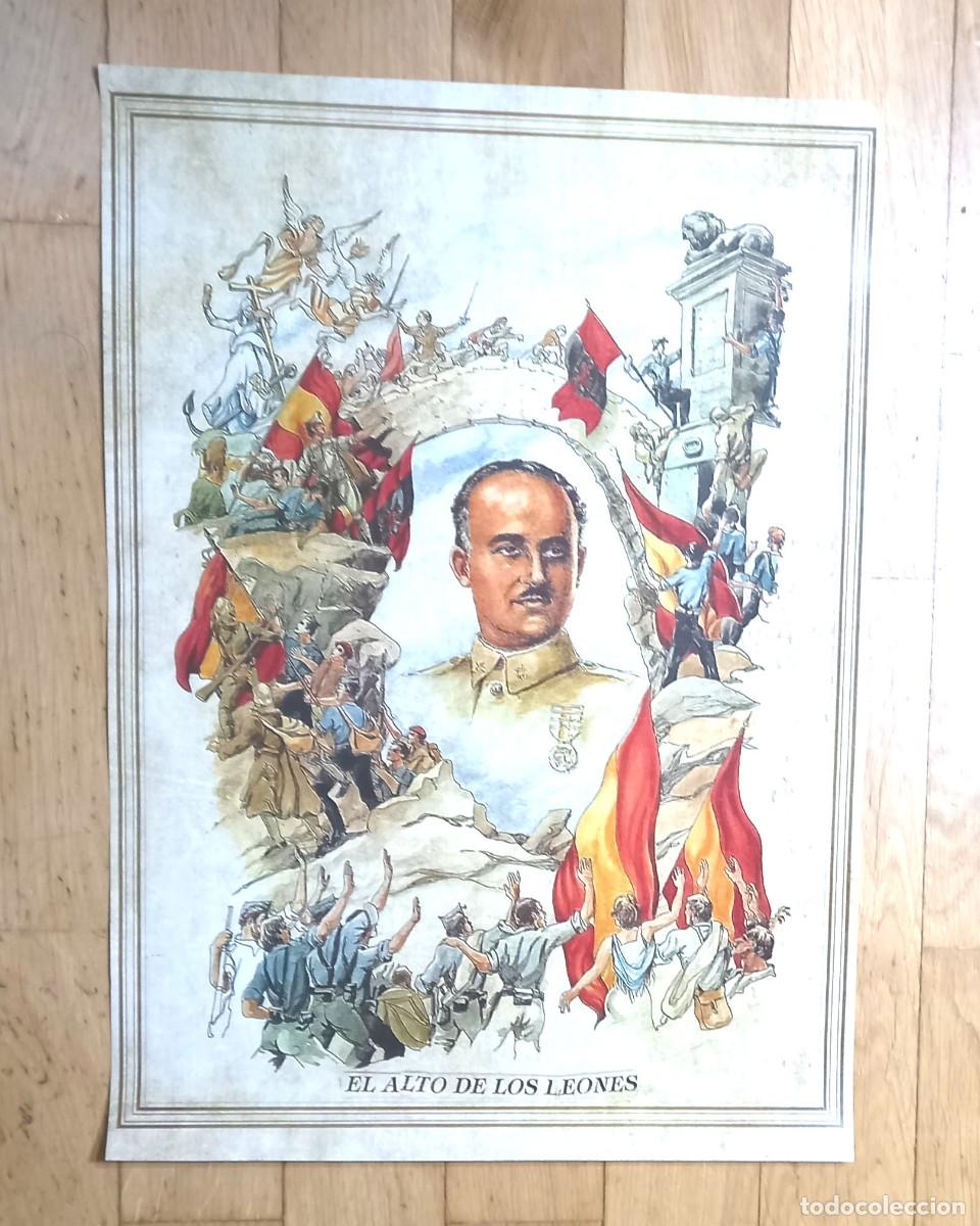 Military Antiques: P&oacute;ster Franco y El Alto de los Leones