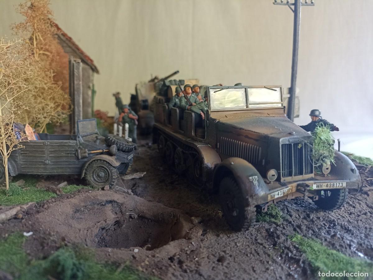 Militaria: Espectacular diorama maqueta Whermacht en Rusia 1941 (III Reich Hitler- Nazi- Alemania) WWII