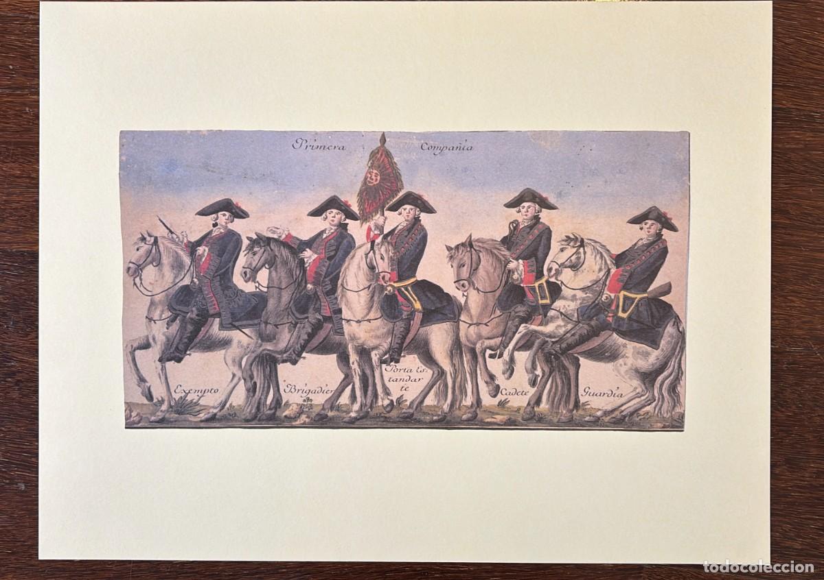 Militaria: L&aacute;minas uniformes Fernando VI colecci&oacute;n Anne Brown Ministerio de Defensa