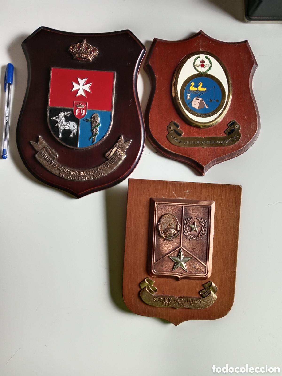 Militaria: 3 METOPAS EJERCITO ESPA&Ntilde;OL . ( ofertas no)