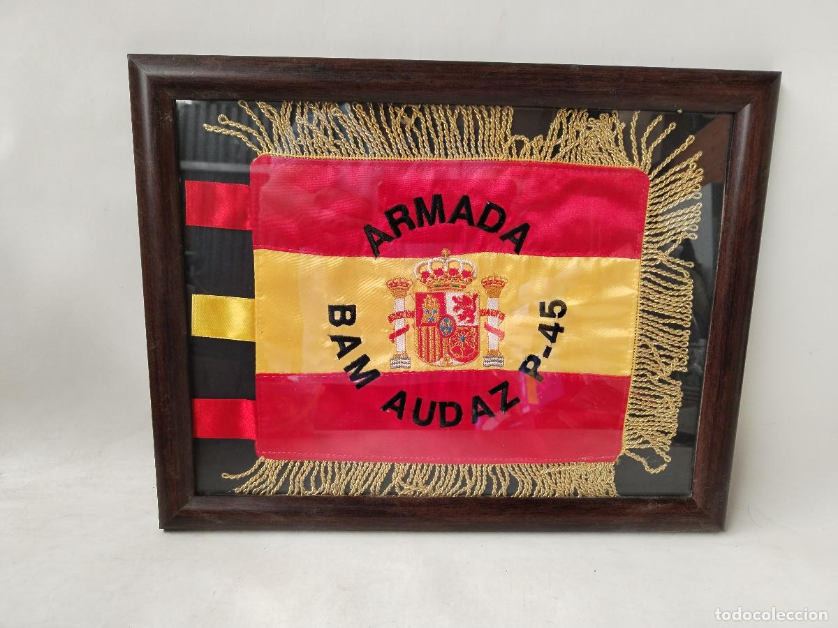 Militaria: bandera armada bam audaz p-45, cuadro - c187