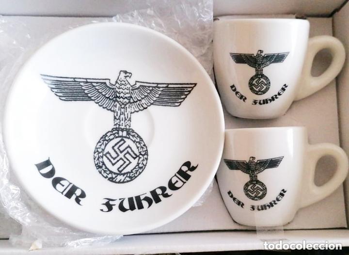 Militaria: Juego de Caf&eacute; Wehrmacht Der F&uuml;hrer customizado