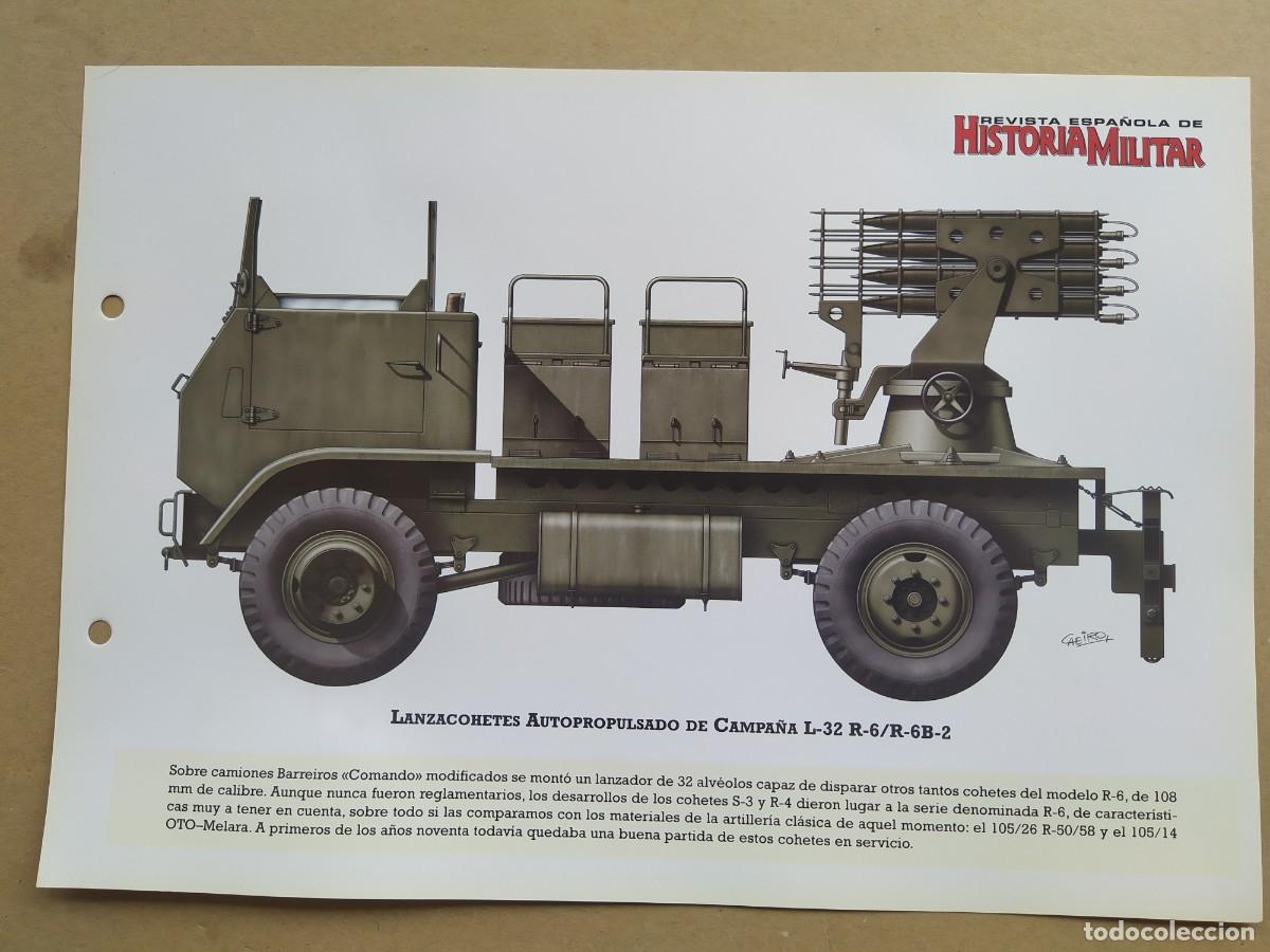 Militaria: LANZACOHETES AUTOPROPULSADO DE CAMPA&Ntilde;A L-32 R-6/R-6B2