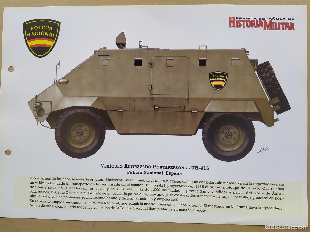 Militaria: VEH&Iacute;CULO ACORAZADO PORTAPERSONAL URL-416