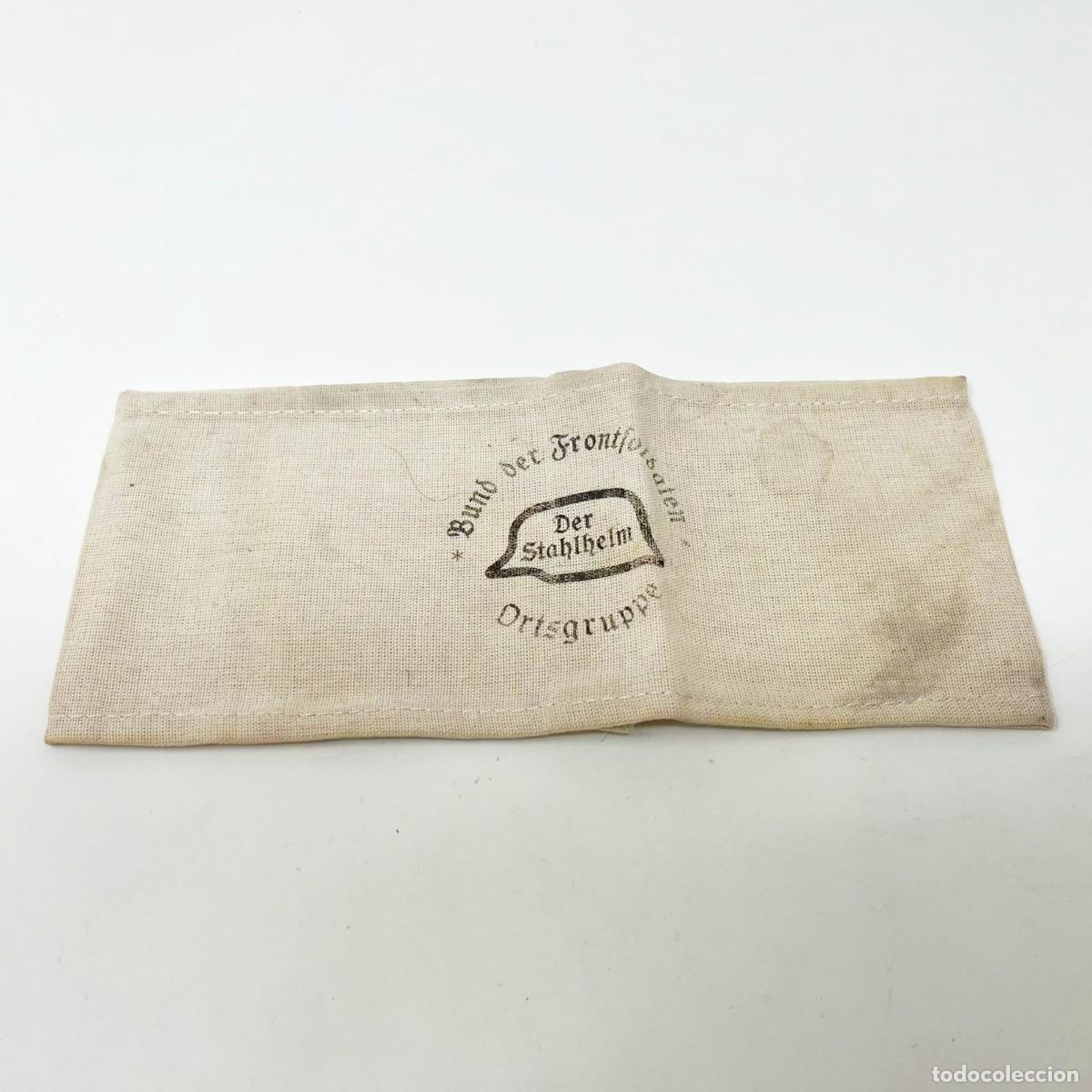 Militaria: R&eacute;plica de Brazalete Der Stahlhelm &ndash; Casco de Acero