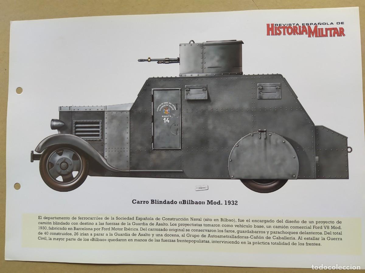 Militaria: CARRO BLINDADO BILBAO MOD.1932