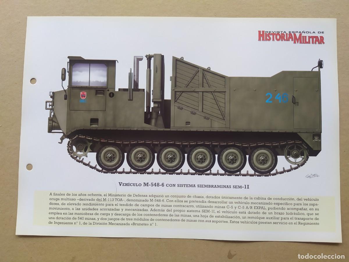 Militaria: VEH&Iacute;CULO M-548-6 CON SISTEMA SIEMBRAMINAS SEM-II
