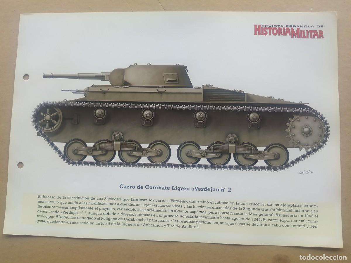 Militaria: CARRO DE COMBATE LIGERO &rdquo;VERDEJA&rdquo; N&ordm; 2