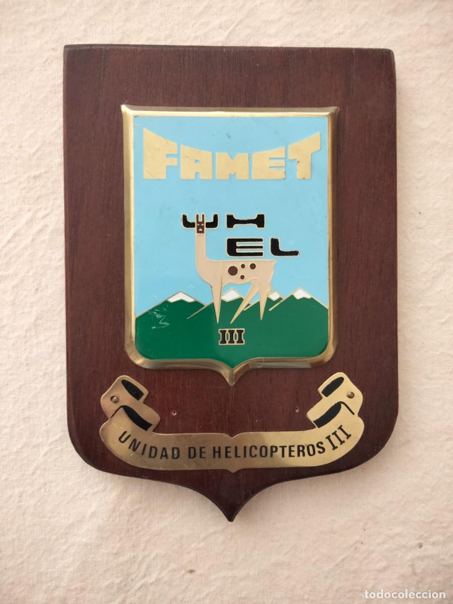 Militaria: Metopa FAMET UNIDAD DE HELICOPTEROS III