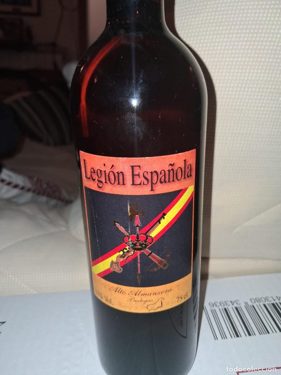 Militaria: Botella vino Legi&oacute;n Espa&ntilde;ola