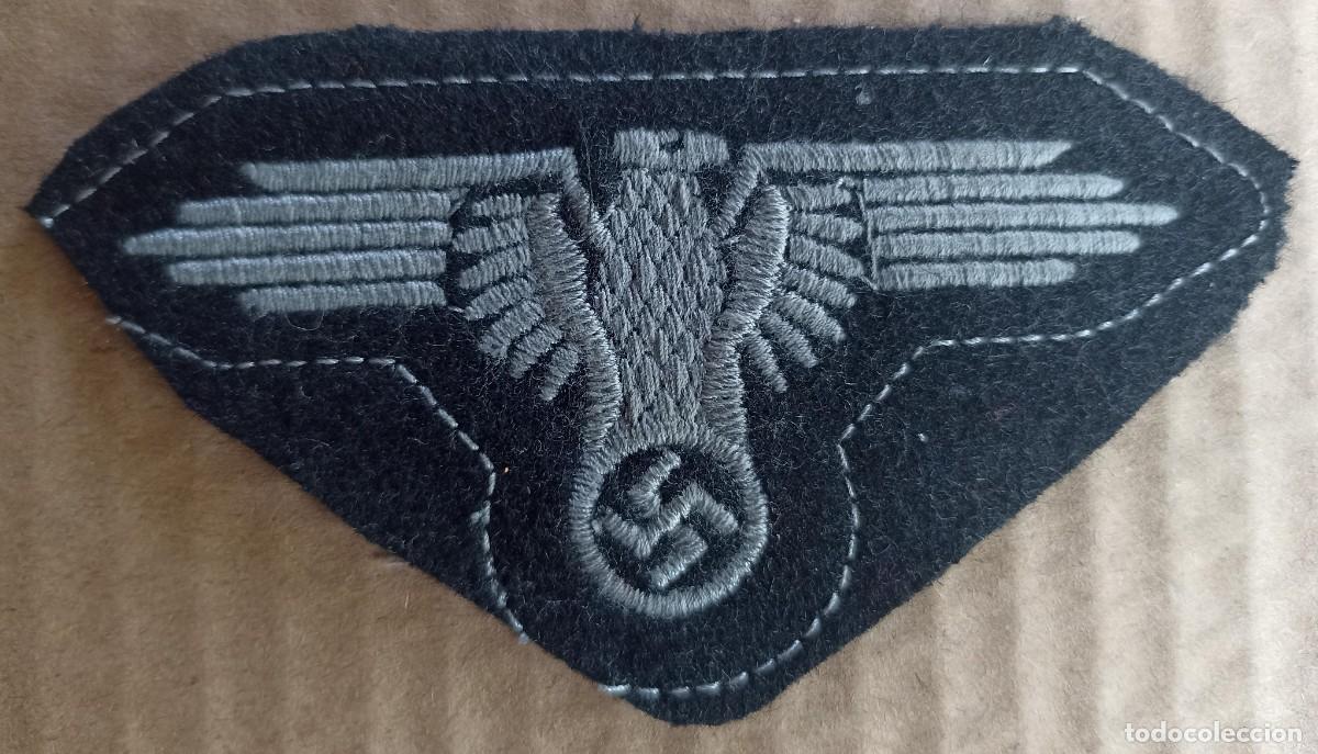 Militaria: &Aacute;guila insignia para brazo de las SS (III Reich Hitler- Nazi- Alemania) WWII