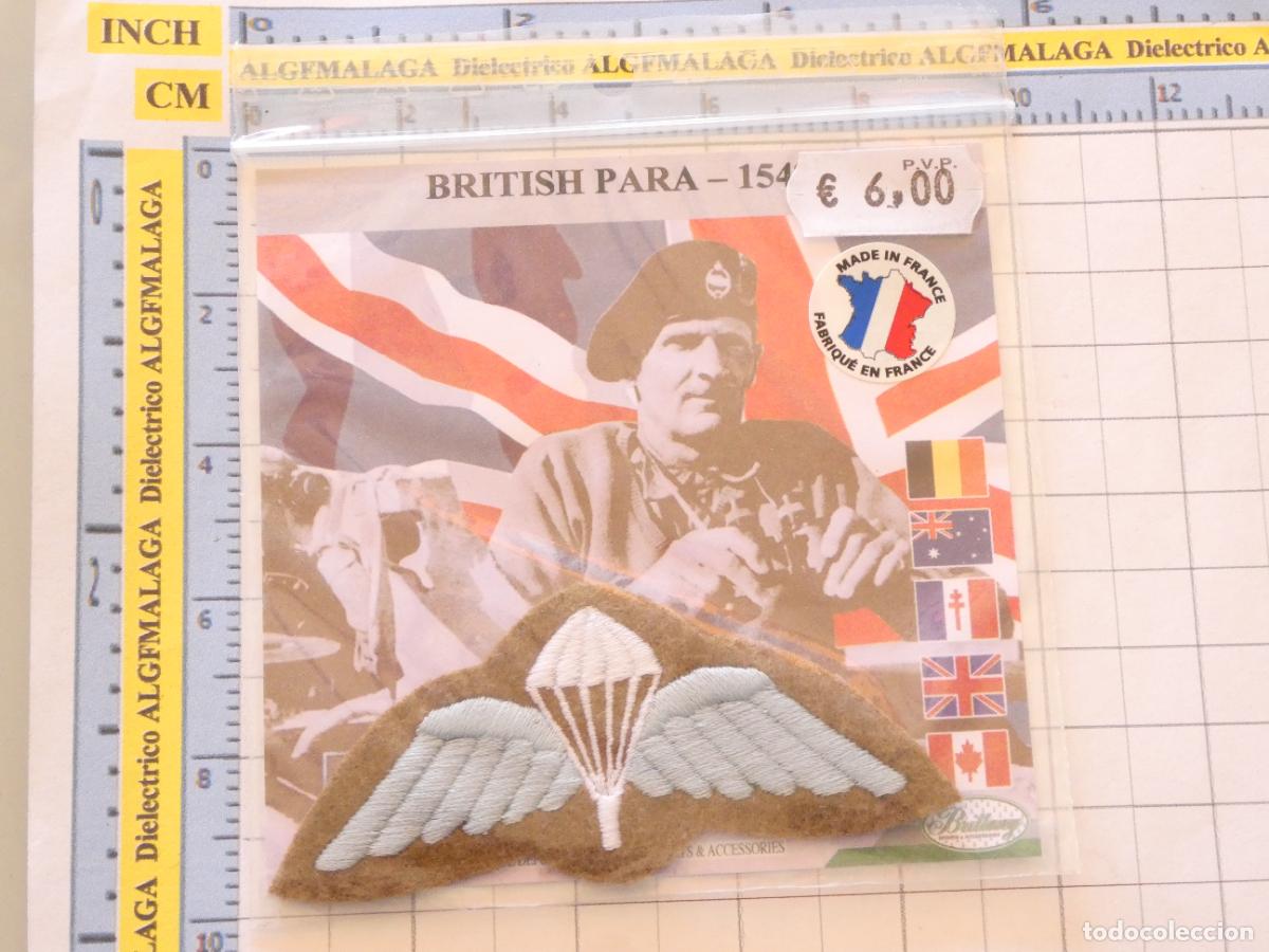 Militaria: PARCHE MILITAR. PARACAIDISTAS INGLATERRA. DISTINTIVO SEGUNDA GUERRA MUNDIAL