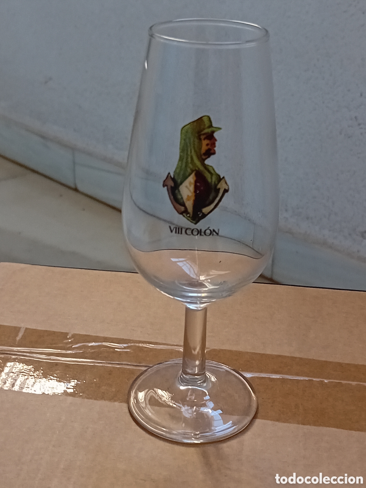 Militaria: LOTE DE SEIS COPAS CATAVINOS LA LEGION VIII BANDERA COLON. &Uacute;NICO EN TODOCOLECCION.