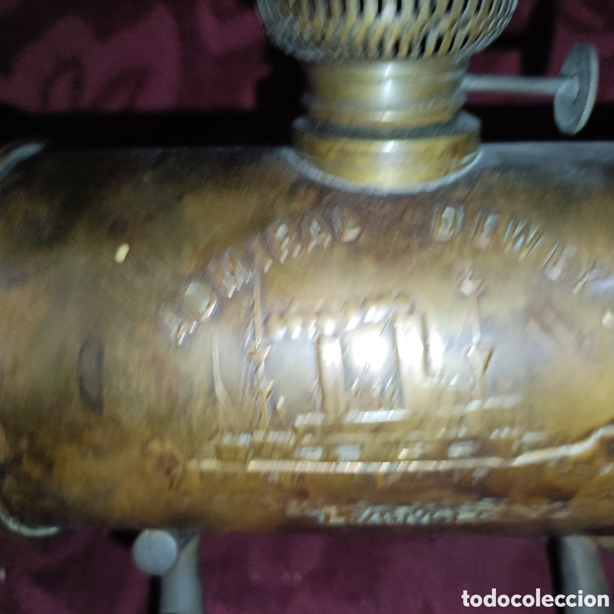 Militaria: Antiguo candil de la guerra de Cuba admiral dewey