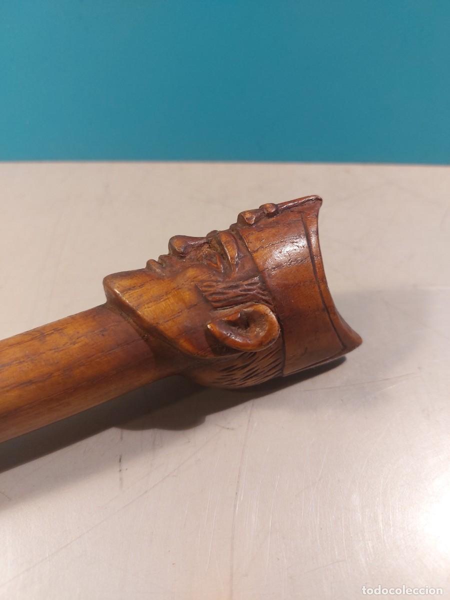 Militaria: BAST&Oacute;N CON CABEZA DE LEGIONARIO EN LA EMPU&Ntilde;ADURA Y ESCUDO DE LA LEGI&Oacute;N