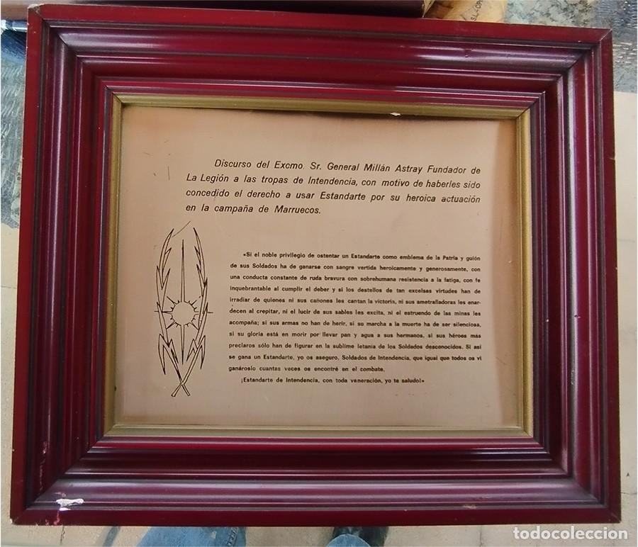 Militaria: DISCURSO MILLAN ASTRAY CONCESION ESTANDARTE A INTENDENCIA DE LEGION POR GUERRA DE MARRUECOS
