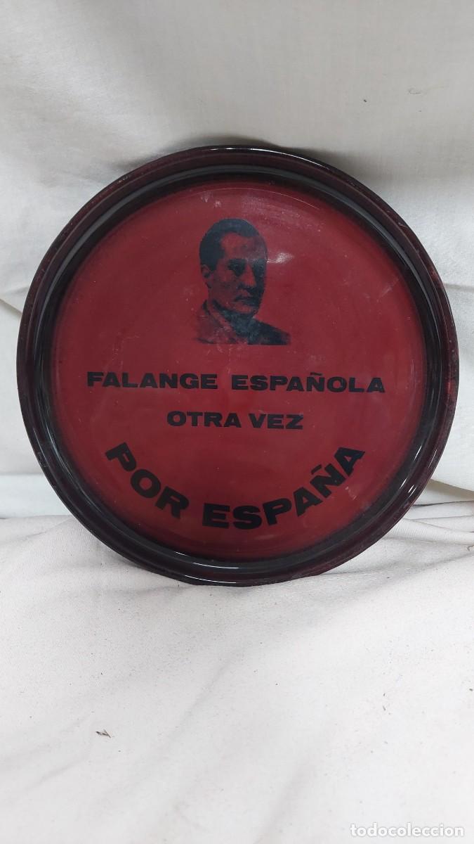 Militaria: Plato Falange Otra vez por Espa&ntilde;a Jos&eacute; Antonio Primo de Rivera