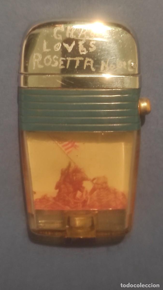 Militaria: Scripto vu lighter. USS Iwo Jima LPH - 2. A&ntilde;os 60. Anterior a Zippo.