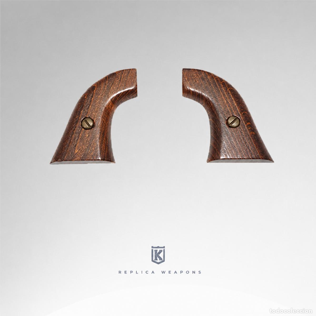 Militaria: Cacha Madera para Rev&oacute;lver Kolser Peacemaker