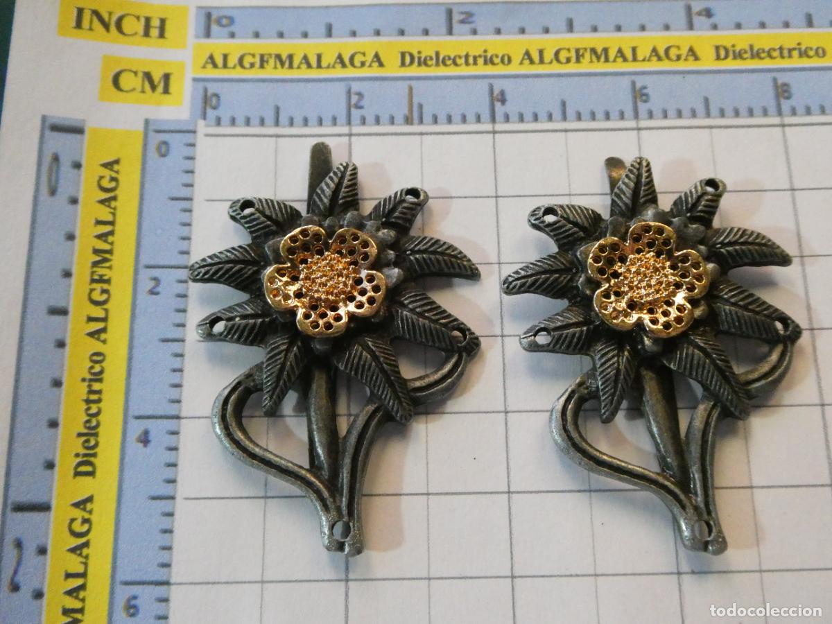 Militaria: 2 INSIGNIAS MILITARES. ALEMANIA NAZI III REICH. FLOR EDELWEISS. TROPAS ALTA MONTA&Ntilde;A