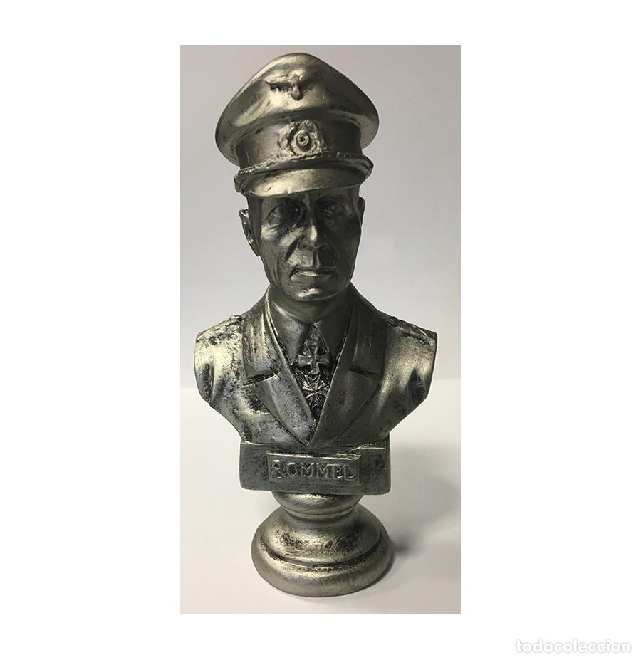 Militaria: Busto de Erwin Rommel &ldquo;El Zorro del Desierto&rdquo; &ndash; 14 cm