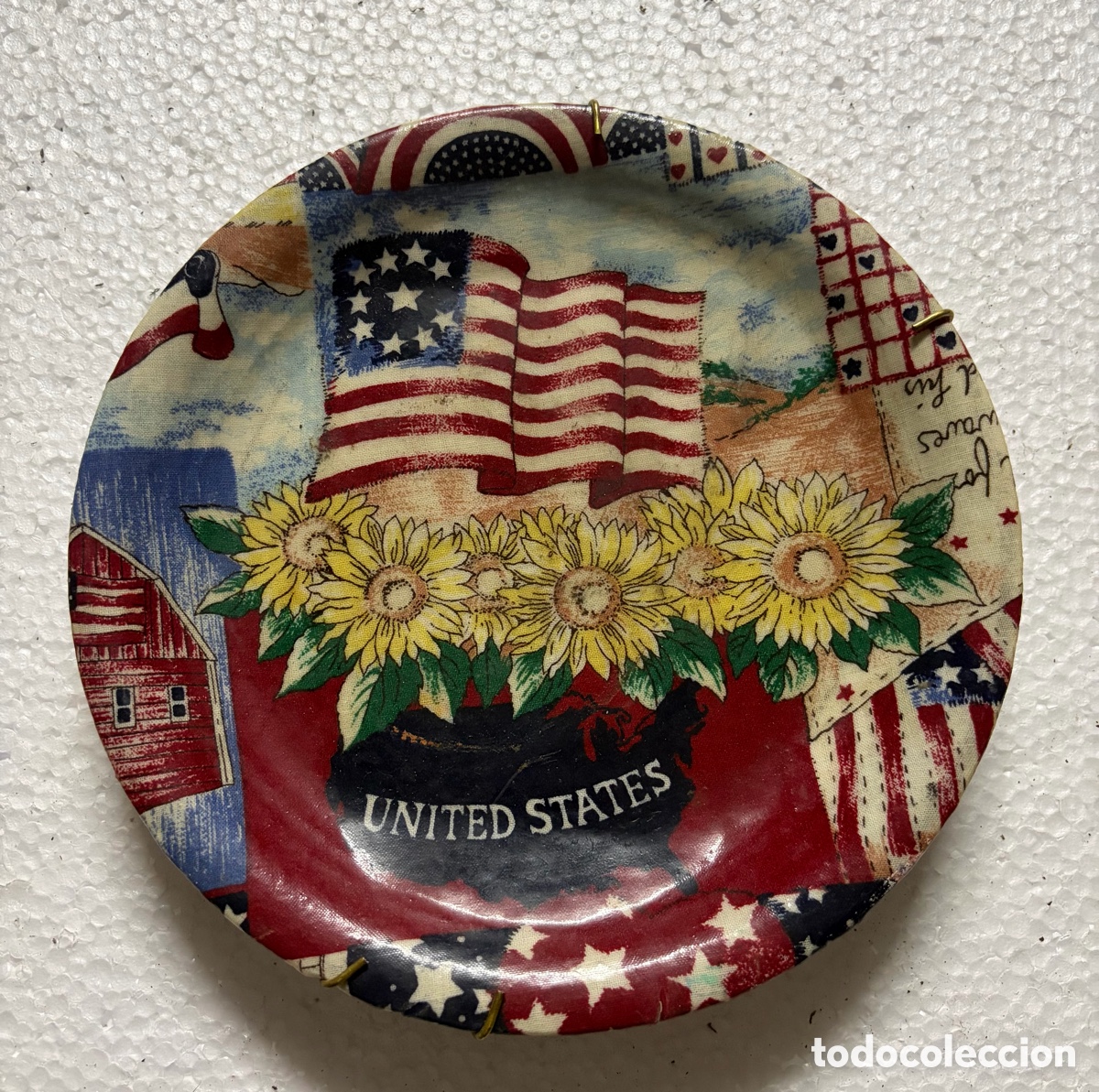 Military Antiques: PLATO PATRI&Oacute;TICO US ARMY VIETNAM