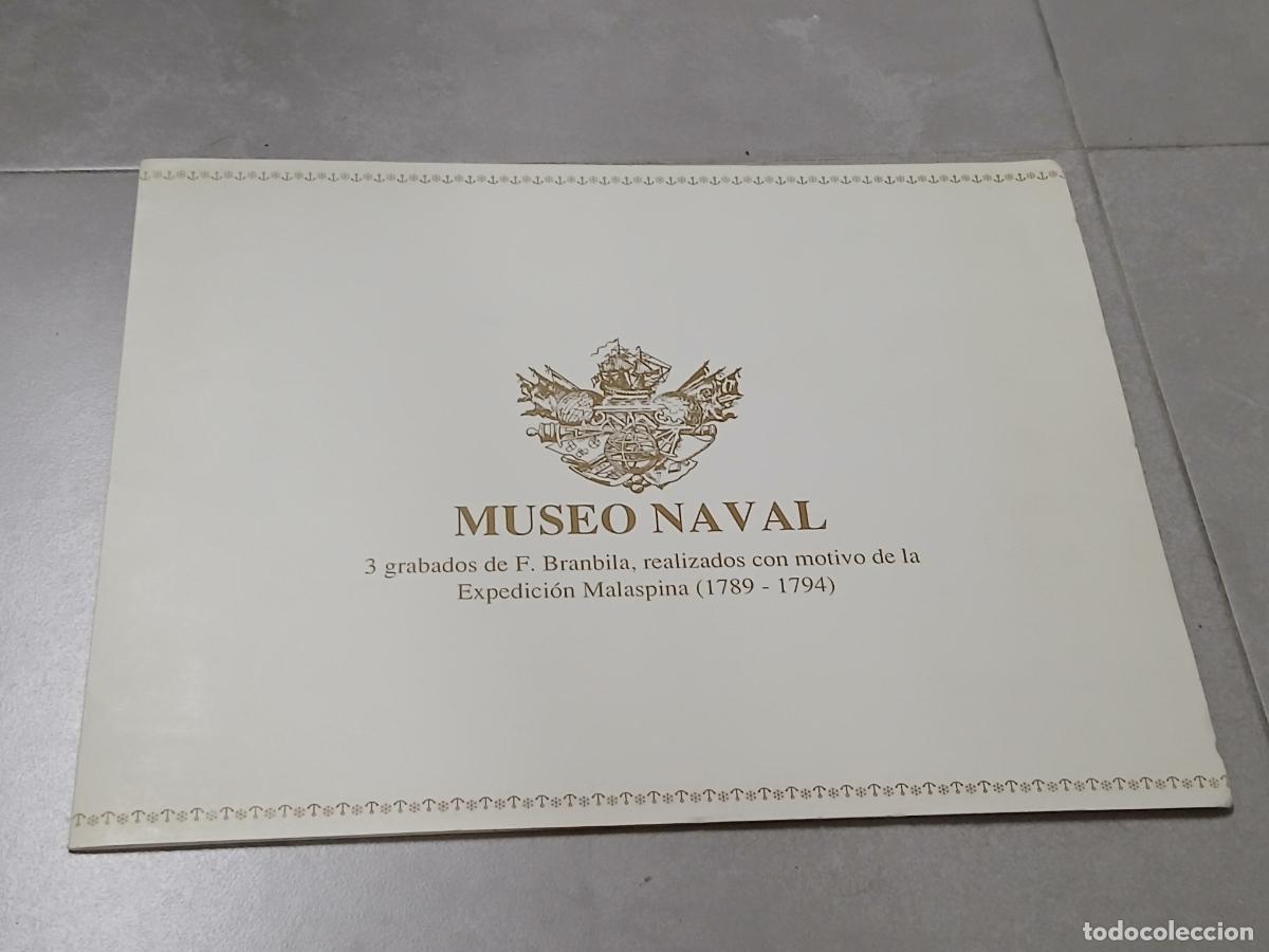 Militaria: Militar. L&aacute;minas-grabados Expedici&oacute;n Malaspina, Museo Naval