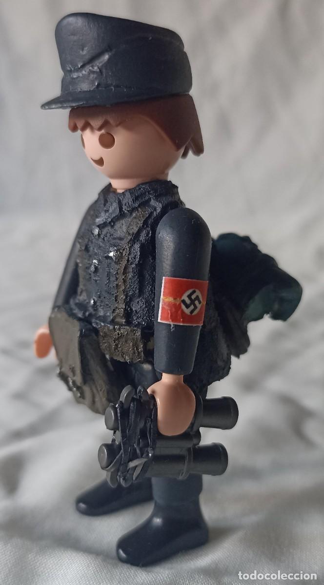 Military Antiques: Soldado alem&aacute;n con prism&aacute;ticos de playmobil (III Reich Hitler- Nazi- Alemania) WWII de 1997