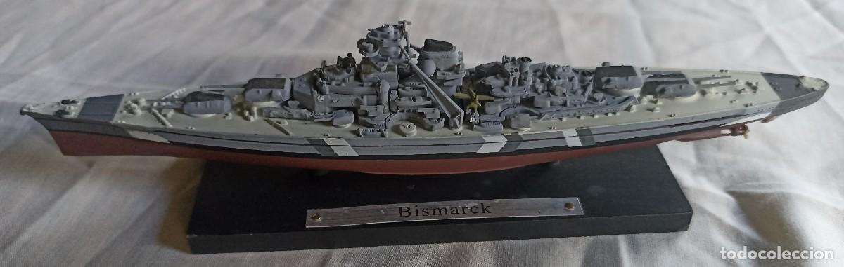 Militaria: Maqueta Acorazado Bismarck (III Reich Hitler- Nazi- Alemania) WWII