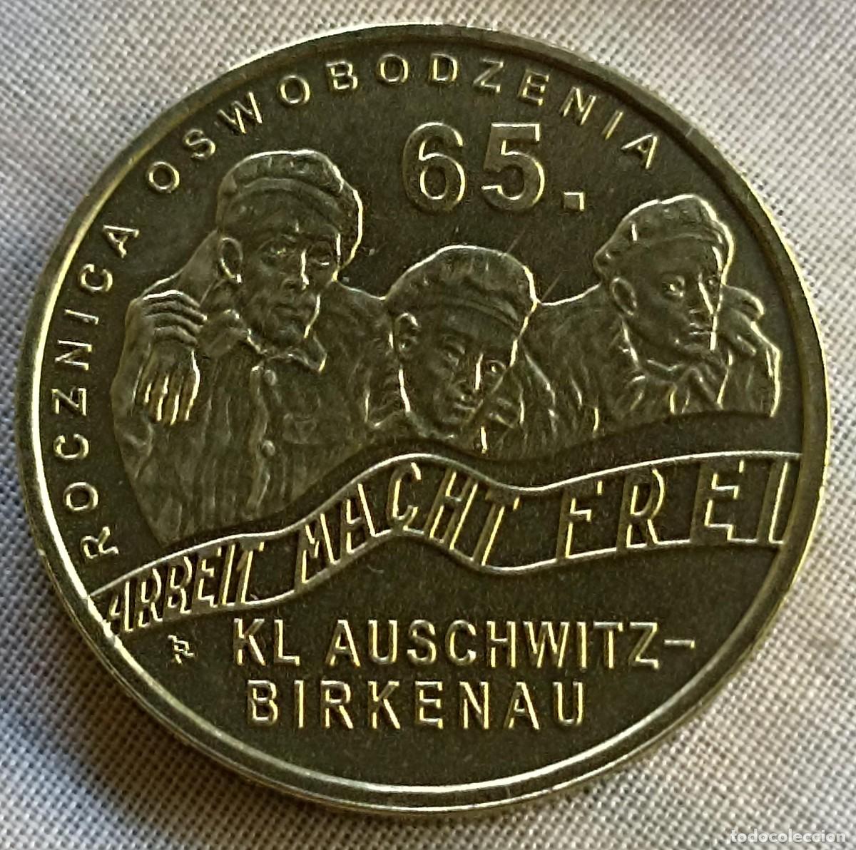 Militaria: Moneda Auschwitz-Birkenau (Campo de concentraci&oacute;n) (III Reich Hitler- Nazi- Alemania) WWII