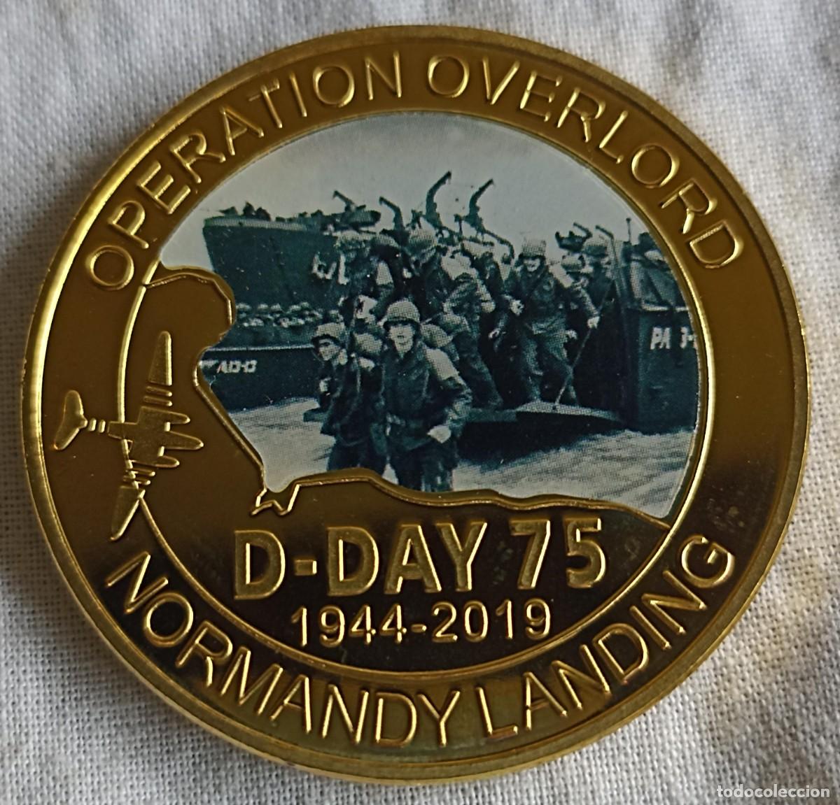 Militaria: Moneda Conmemorativa Normandy D-Day 1944-2019