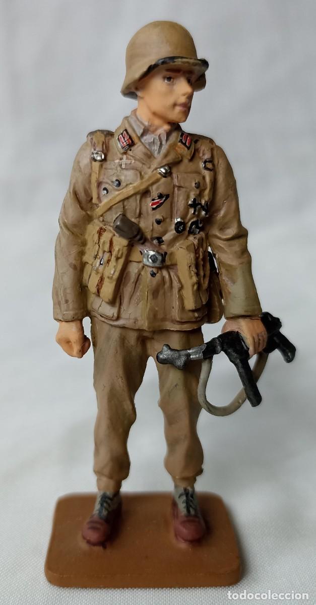 Militaria: Soldado de plomo officer Afrikakorps (III Reich Hitler- Nazi- Alemania) WWII de 1942
