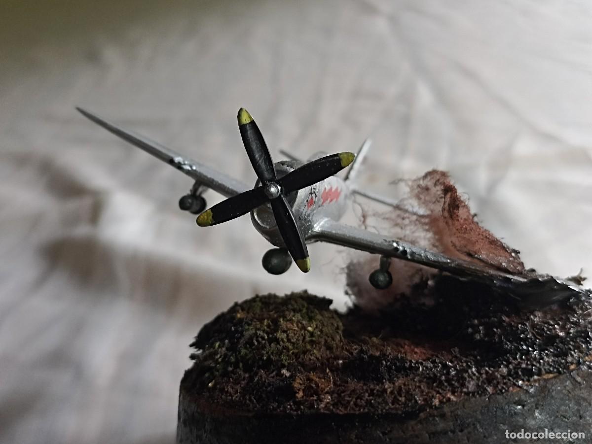 Militaria: Diorama avi&oacute;n de combate Republic P-47 (III Reich Hitler- Nazi- Alemania) WWII