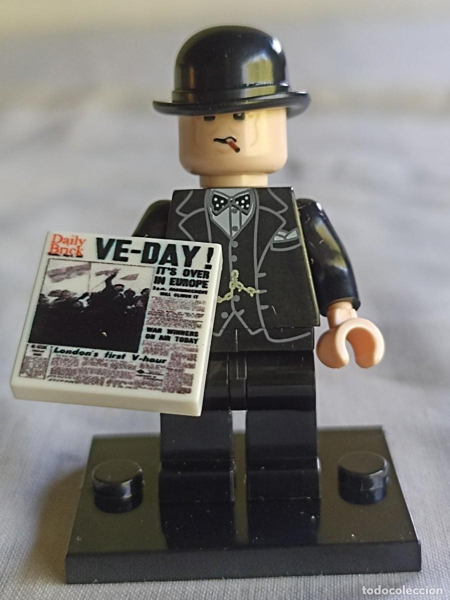 Militaria: Figura Winston Leonard Spencer-Churchill (III Reich Hitler- Nazi- Alemania) WWII