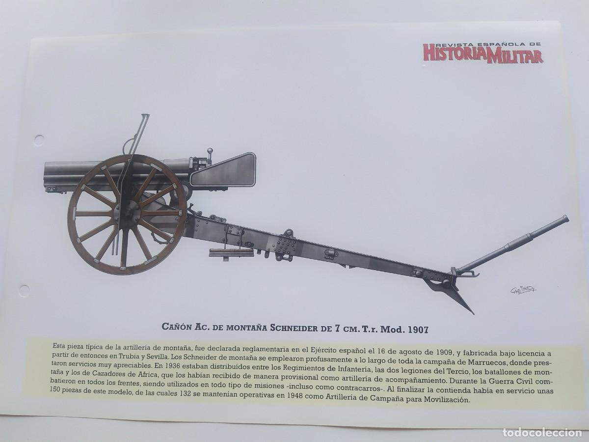 Militaria: CA&Ntilde;&Oacute;N AC DE MONTA&Ntilde;A SCHNEIDER DE 7 CM T.R. MOD 1907