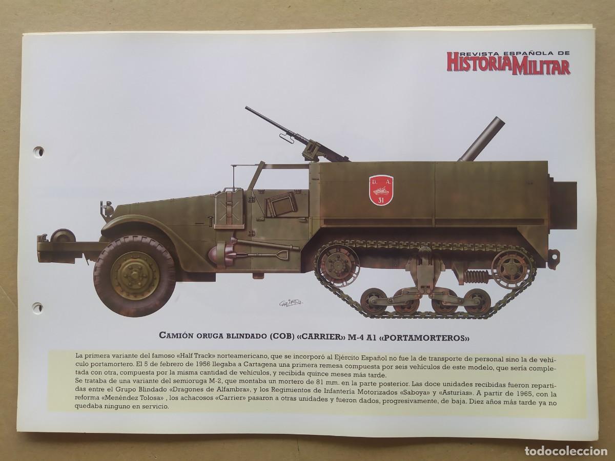 Militaria: CAMI&Oacute;N ORUGA BLINDADO M-4A1 PORTAMORTEROS