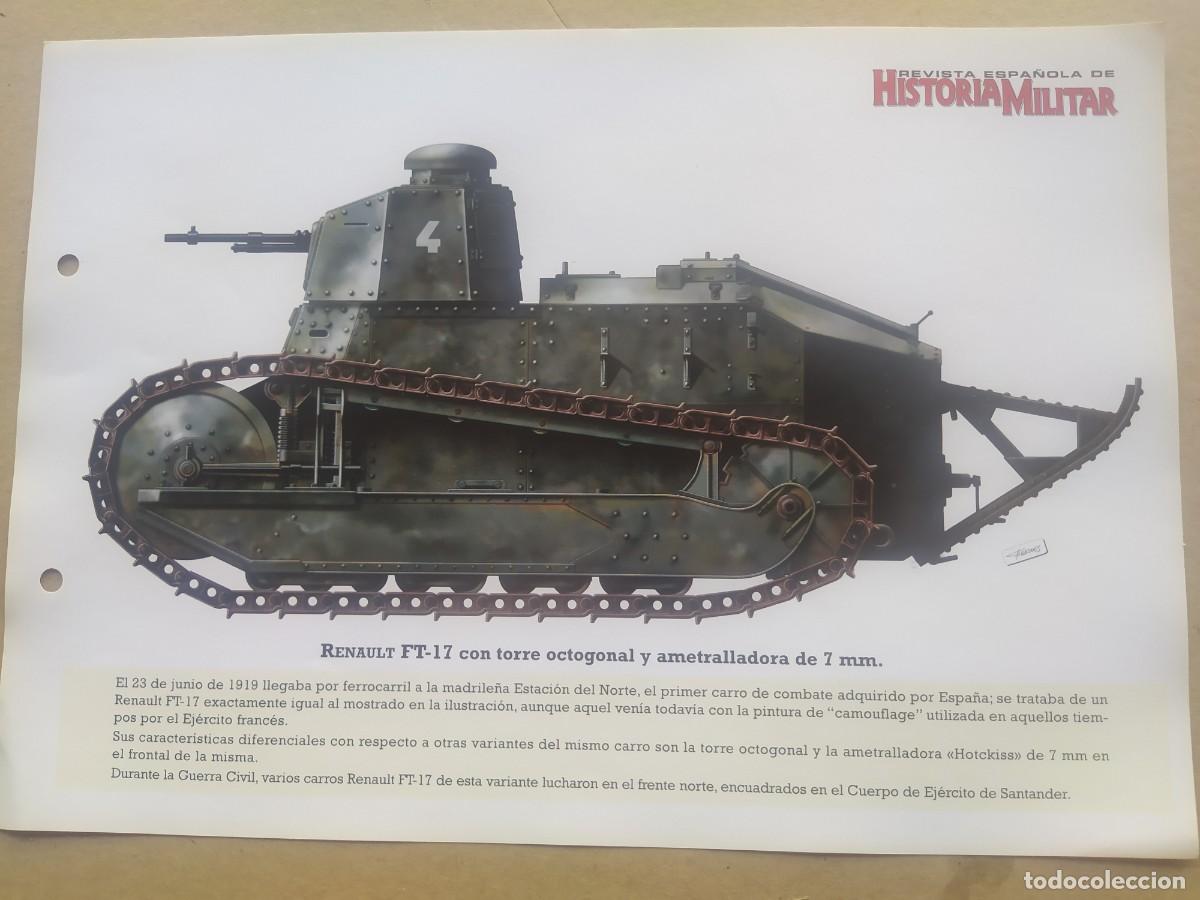 Militaria: RENAULT FT-17 TORRE OCTOGONAL Y AMETRALLADORA DE 7,7 MM