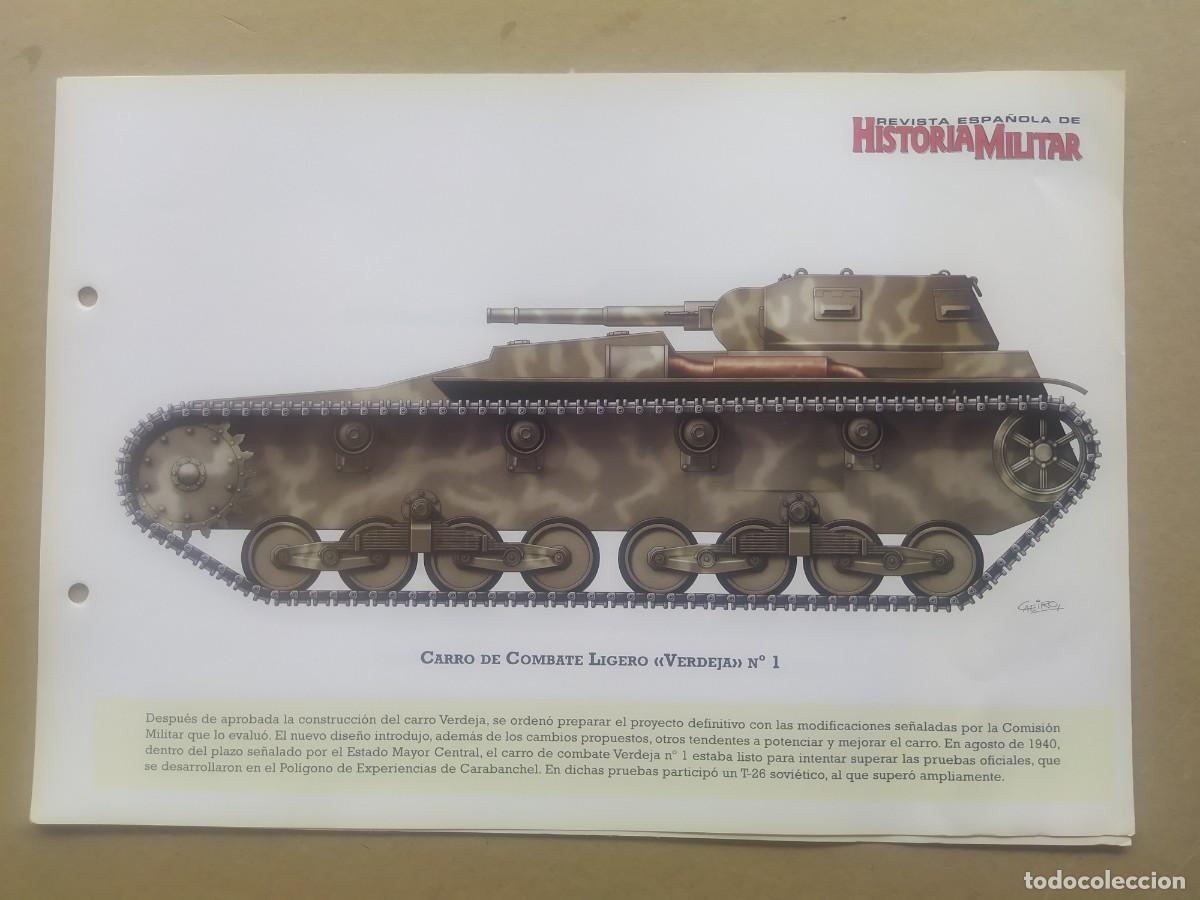 Militaria: CARRO DE COMBATE LIGERO &rdquo;VERDEJA&rdquo; N&ordm; 1