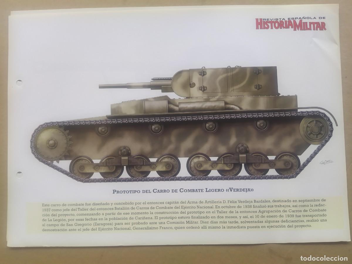 Militaria: PROTOTIPO DEL CARRO DE COMBATE LIGERO &rdquo;VERDEJA&rdquo;