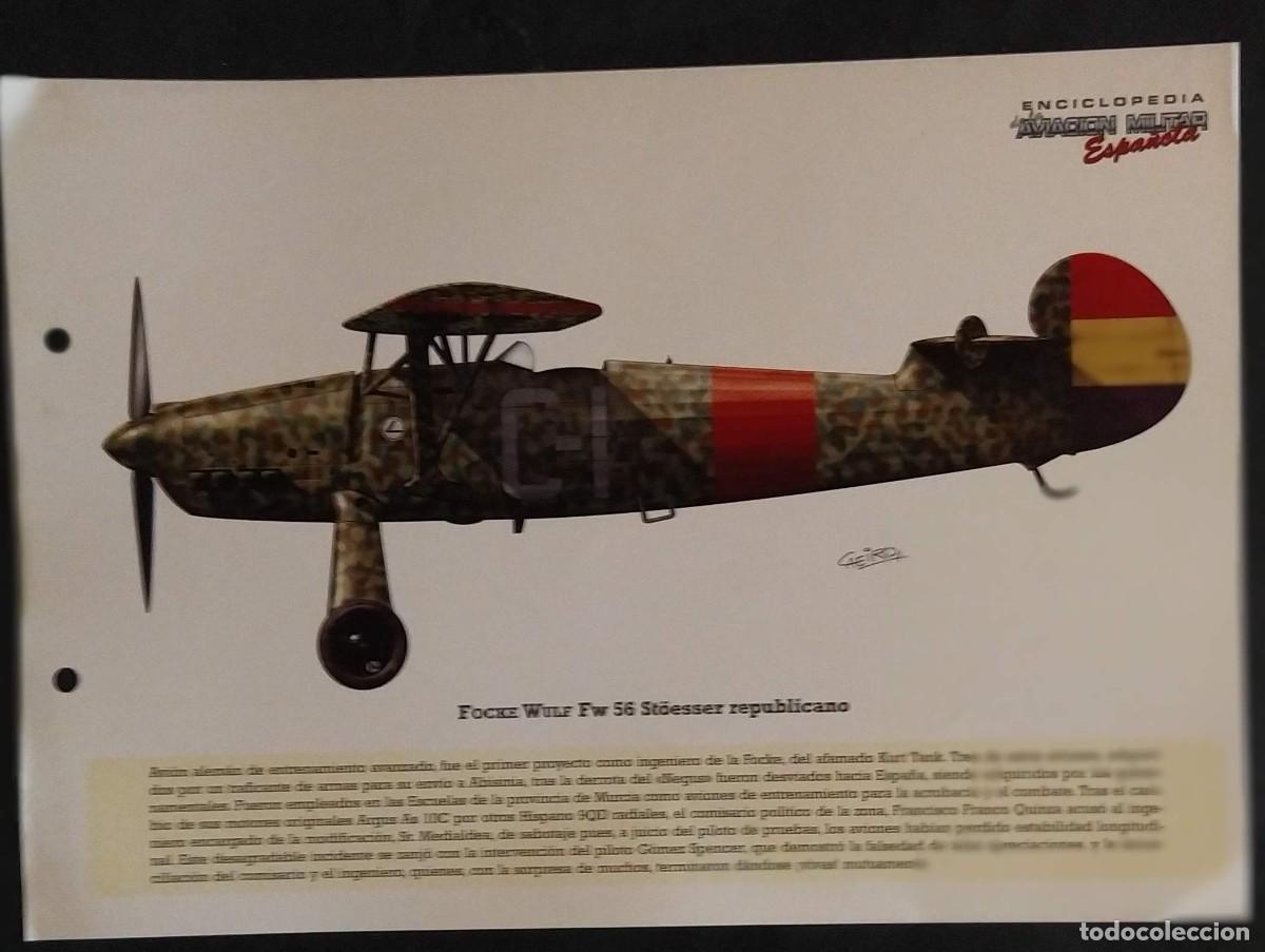Military Antiques: FOCKE WULF FW-56. EN BUEN ESTADO