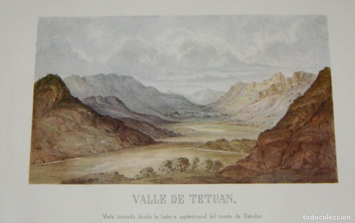 Militaria: &ldquo;Valle de Tetu&aacute;n&rdquo; &middot; Vista desde el monte de Benider &middot; Guerra de &Aacute;frica (1859&ndash;1860)