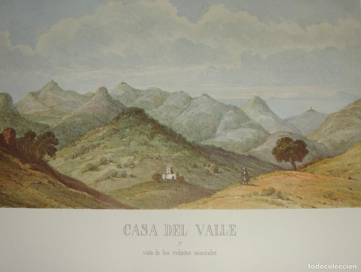 Militaria: &ldquo;Casa del Valle&rdquo; &middot; Vista de los reductos avanzados &middot; Guerra de &Aacute;frica (1859&ndash;1860)