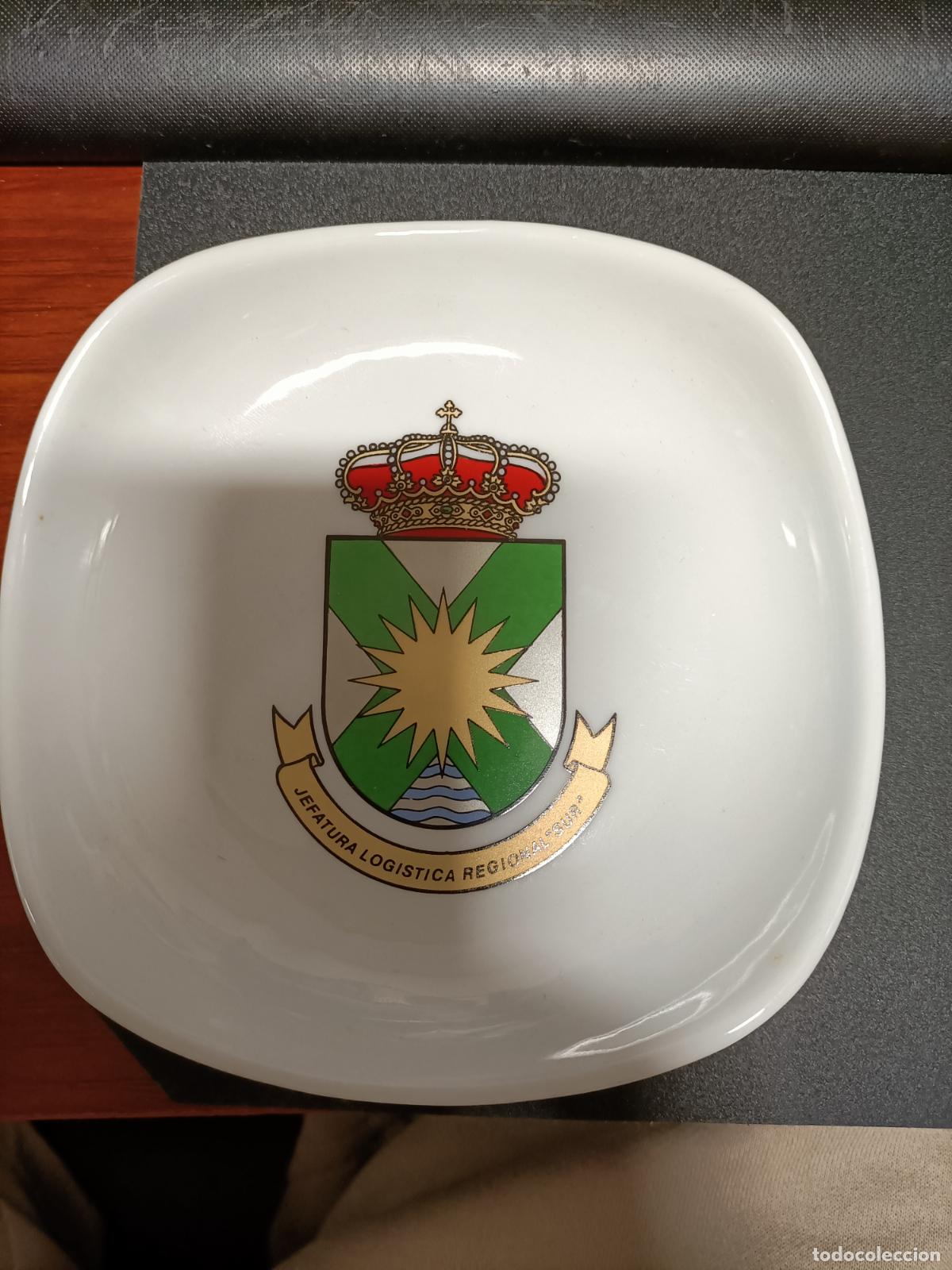 Militaria: CENICERO MILITAR EJERCITO DE TIERRA JEFATURA LOGISTICA REGION SUR