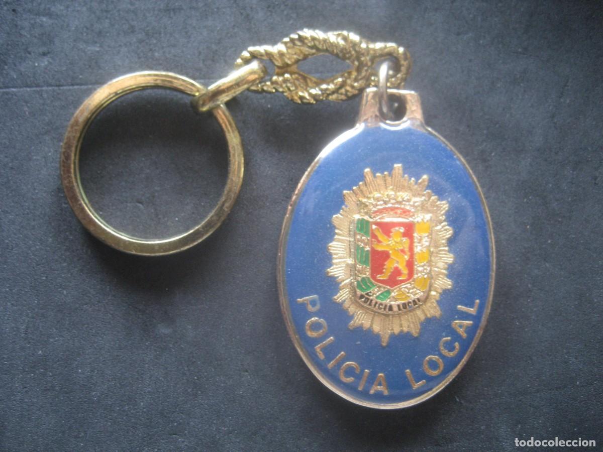 Militaria: LLAVERO MILITAR POLICIA LOCAL DE BARRIO DISTRITO DELICIAS ZARAGOZA 1996