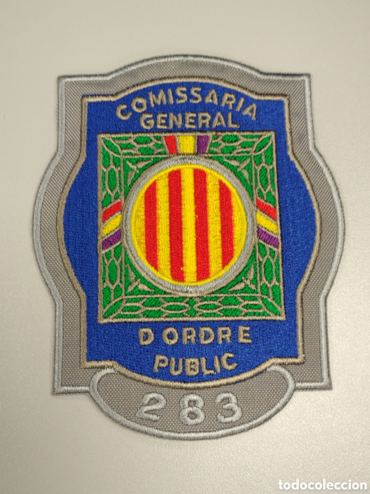 Militaria: Reproducci&oacute;n parche guerra civil comissar&iacute;a general ordre public.mossos d esquadra.generalitat.milic